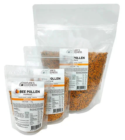 Natures Goodness Bee Pollen Supplement Oborne Health Supplies/CH2 