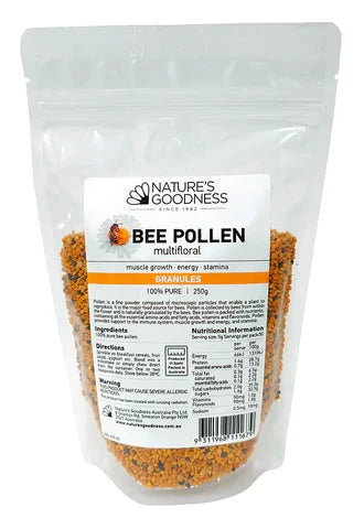 Natures Goodness Bee Pollen Supplement Oborne Health Supplies/CH2 