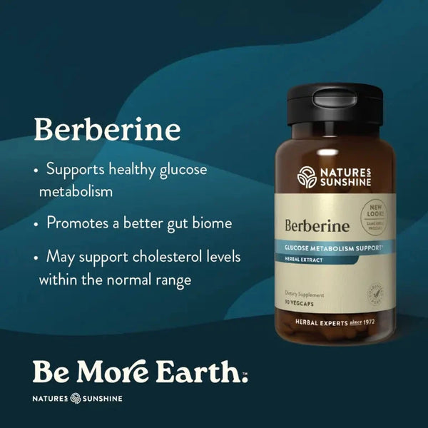 Natures Sunshine Berberine 90 caps Supplement Oborne Health Supplies/CH2 