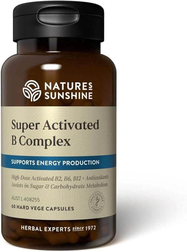 Nature's Sunshine Super Activated B Complex 60c Supplement Oborne Health Supplies/CH2 