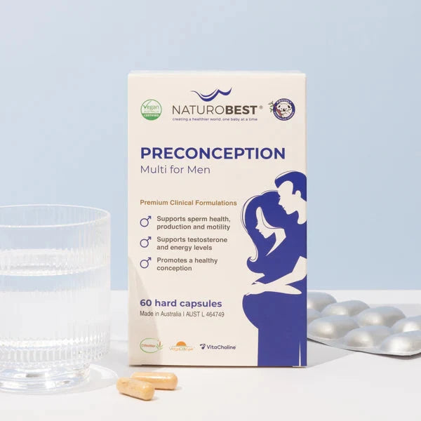 NaturoBest Preconception Multi for Men 60c Supplement Oborne Health Supplies/CH2 