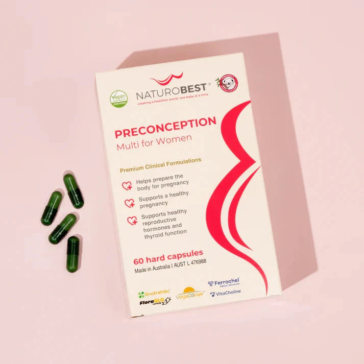NaturoBest Preconception Multi for Women 60c Supplement Oborne Health Supplies/CH2 