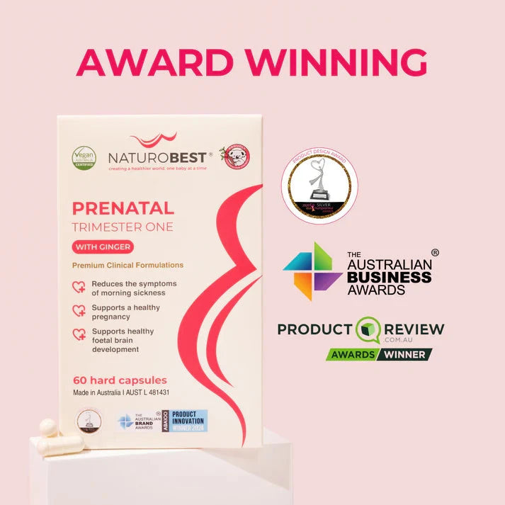 NaturoBest Prenatal Trimester One with Ginger Supplement Oborne Health Supplies/CH2 