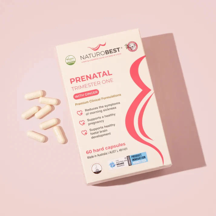NaturoBest Prenatal Trimester One with Ginger Supplement Oborne Health Supplies/CH2 