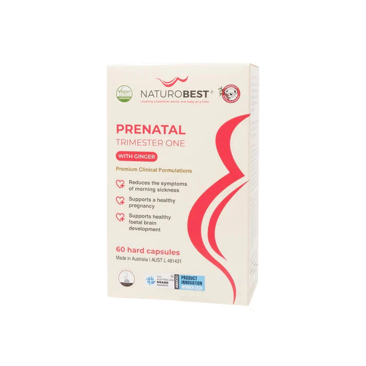 NaturoBest Prenatal Trimester One with Ginger Supplement Oborne Health Supplies/CH2 
