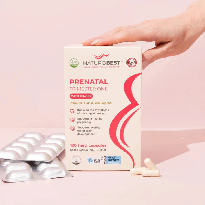 NaturoBest Prenatal Trimester One with Ginger Supplement Oborne Health Supplies/CH2 