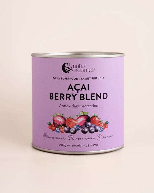Nutra Organics Acai Berry Blend 200g Supplement Oborne Health Supplies/CH2 
