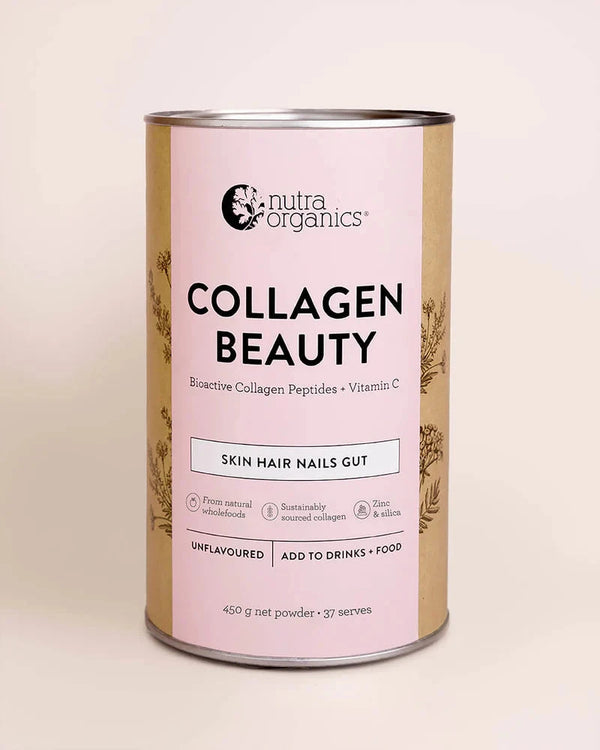 Nutra Organics Collagen Beauty Unflavoured 450g Supplement Oborne Health Supplies/CH2 
