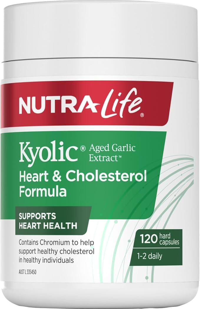NutraLife Kyolic (Aged Garlic Extract) Heart & Cholesterol Formula Supplement Oborne Health Supplies/CH2 