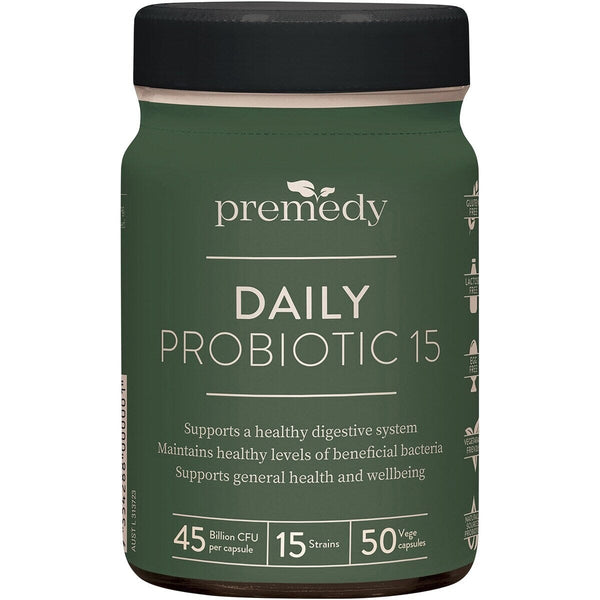 Premedy Daily Probiotic 15 Supplement Oborne Health Supplies 