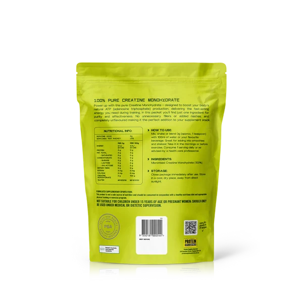 Protein Supplies Australia (Performance) Creatine Pure 200g Supplement Oborne Health Supplies/CH2 
