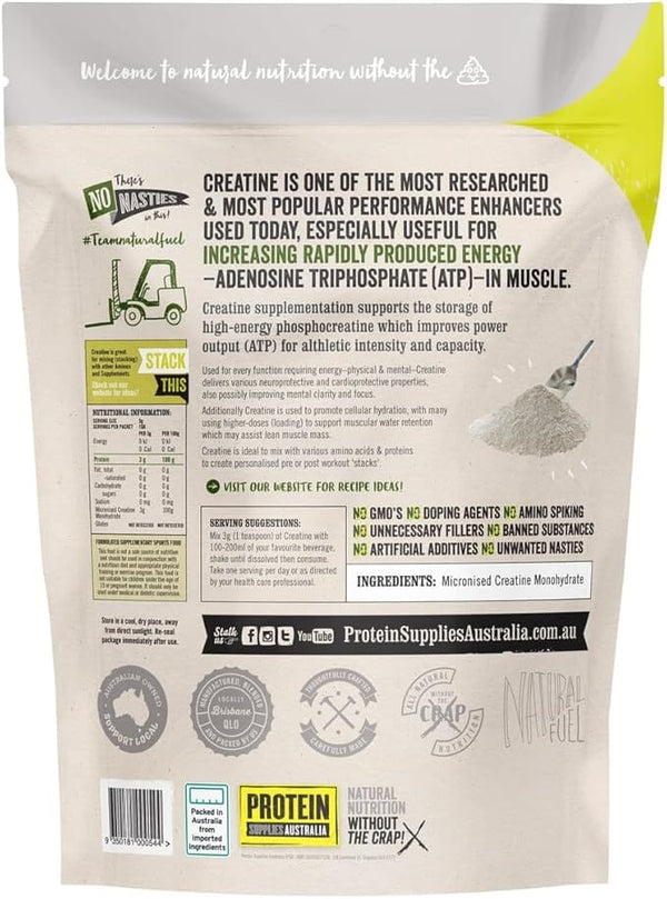 Protein Supplies Australia (Performance) Creatine Pure 500g Supplement Oborne Health Supplies/CH2 