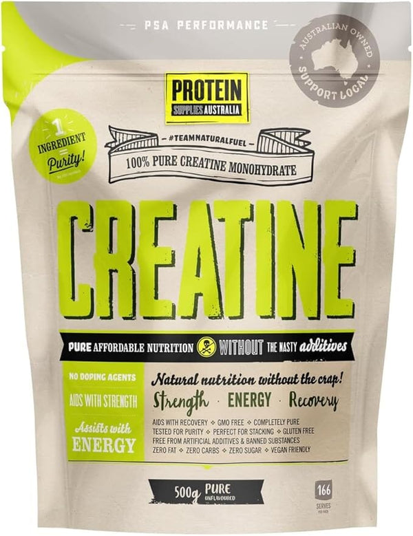 Protein Supplies Australia (Performance) Creatine Pure 500g Supplement Oborne Health Supplies/CH2 