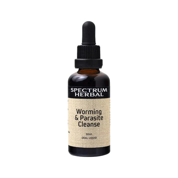 Spectrum Herbal Worming & Parasite Cleanse 50ml Supplement Oborne Health Supplies/CH2 