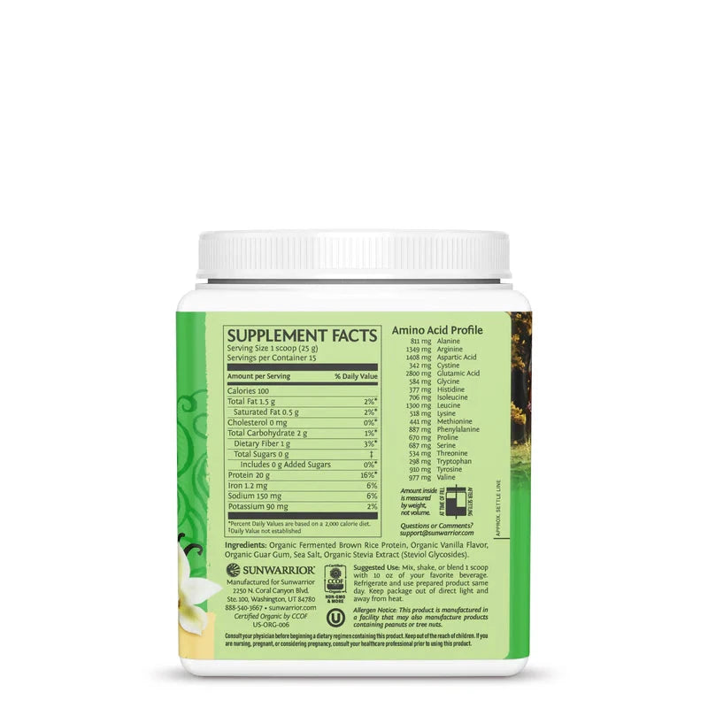 SunWarrior Protein Classic Supplement Sunwarrior 