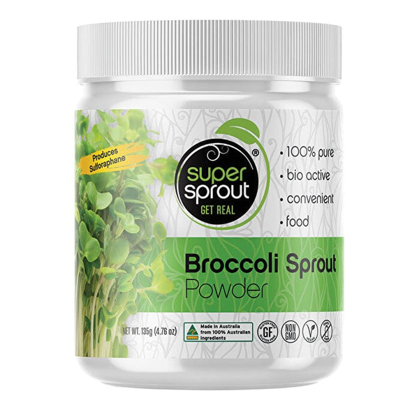 Super Sprout Broccoli Sprout Powder Supplement Oborne Health Supplies 