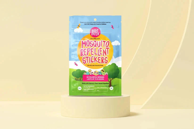 The Natural Patch Co Buzz Patch Mosquito Repellant Stickers 25 patches ...