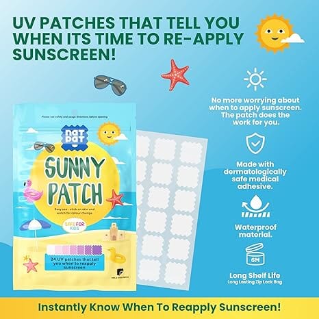 The Natural Patch Co Sunny Patch Stickers 24pk Health & Beauty Oborne Health Supplies/CH2 