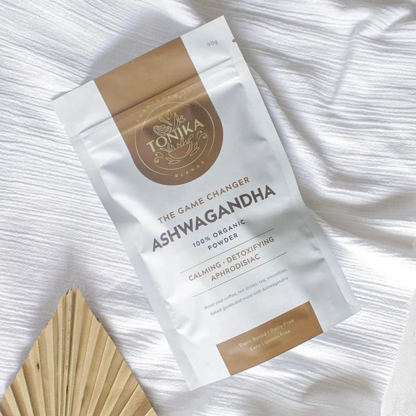 TONIKA 100% Organic Powder Ashwagandha 90g Supplement Oborne Health Supplies/CH2 