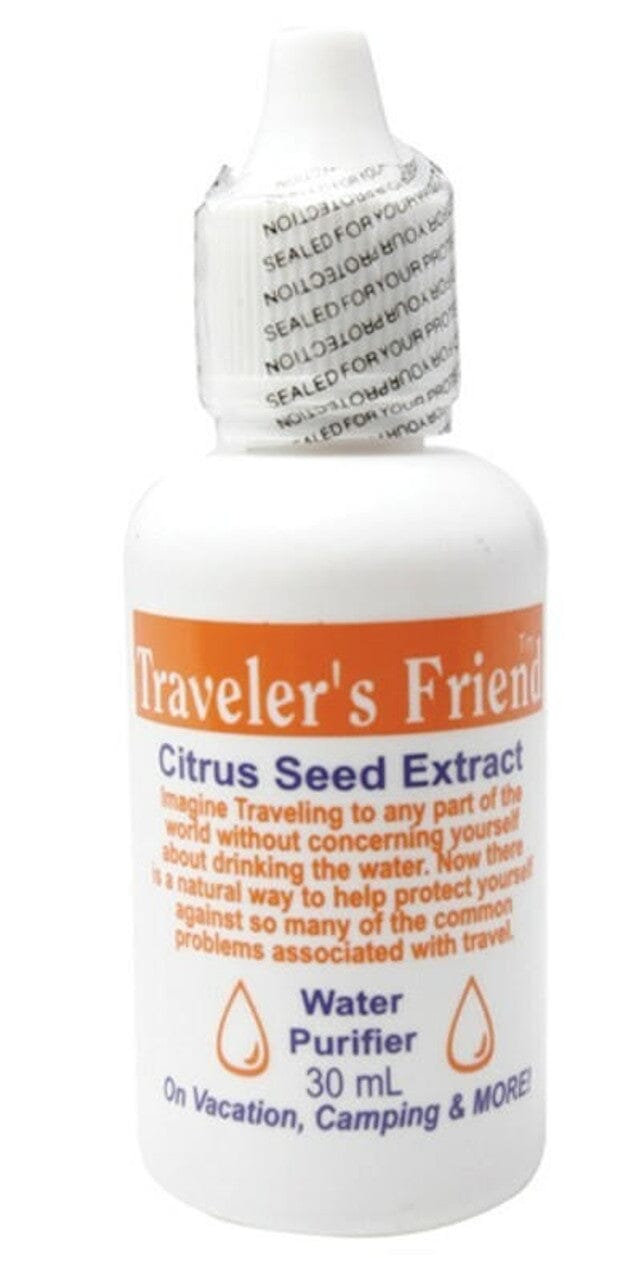 Traveler's Friend Citrus Seed Oil Supplement Unique Health Products 