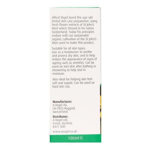 Vogel Organic St. Johns Wort Oil 100ml Natural Skincare Oborne Health Supplies/CH2 