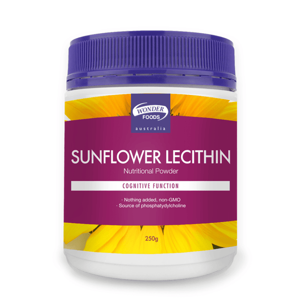 Wonder Foods Sunflower Lecithin Powder Supplement Oborne Health Supplies/CH2 