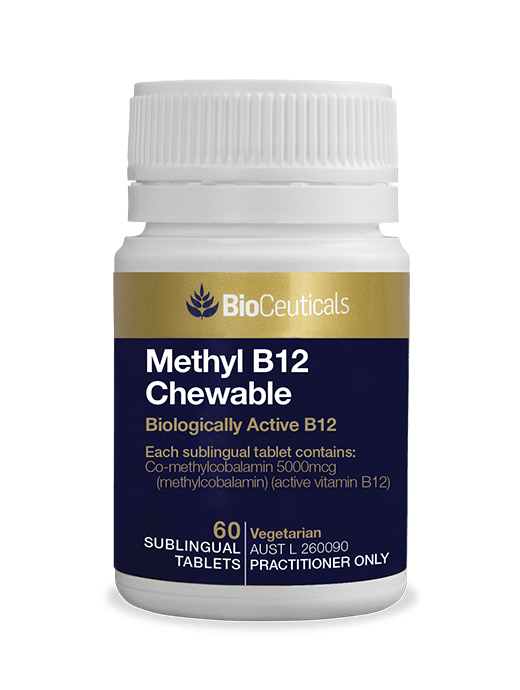 Bioceuticals Methyl B12 Chewable Supplement Bioceuticals Pty Ltd 