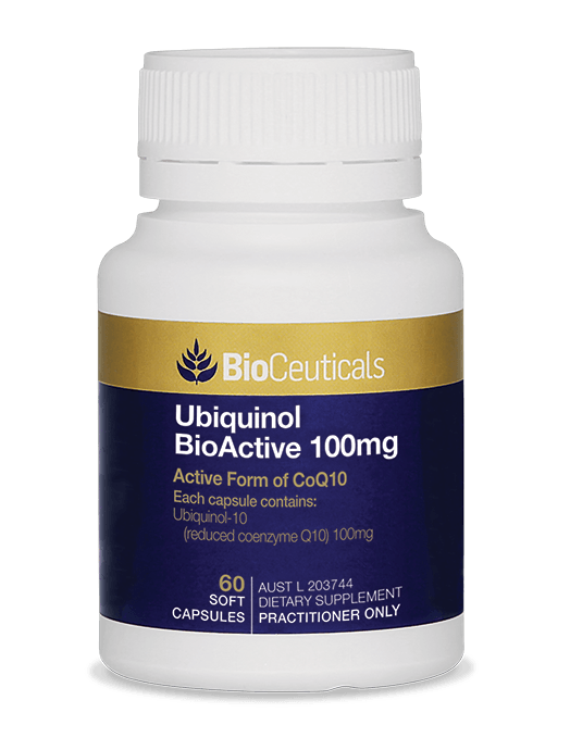 Bioceuticals Ubiquinol Bioactive 100mg Supplement Bioceuticals Pty Ltd 