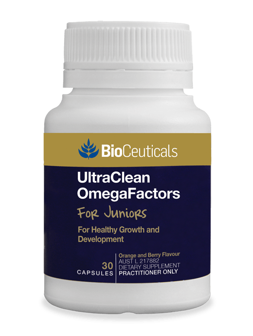 Bioceuticals Ultraclean Omega Factors for Juniors Supplement Bioceuticals Pty Ltd 