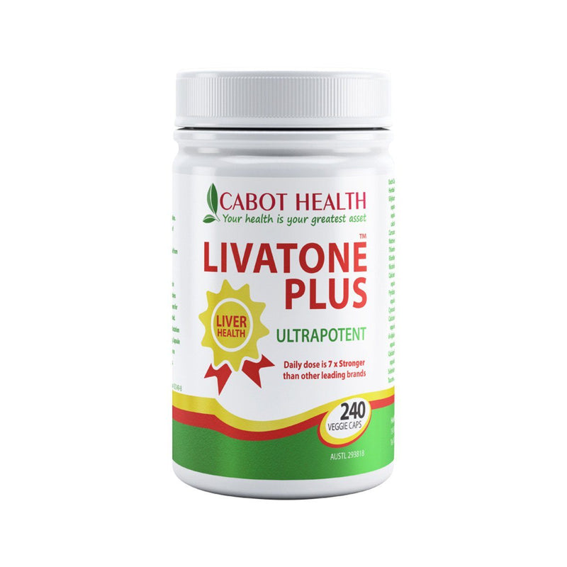Cabot Health LivaTone Plus Supplement Oborne Health Supplies 240 caps 
