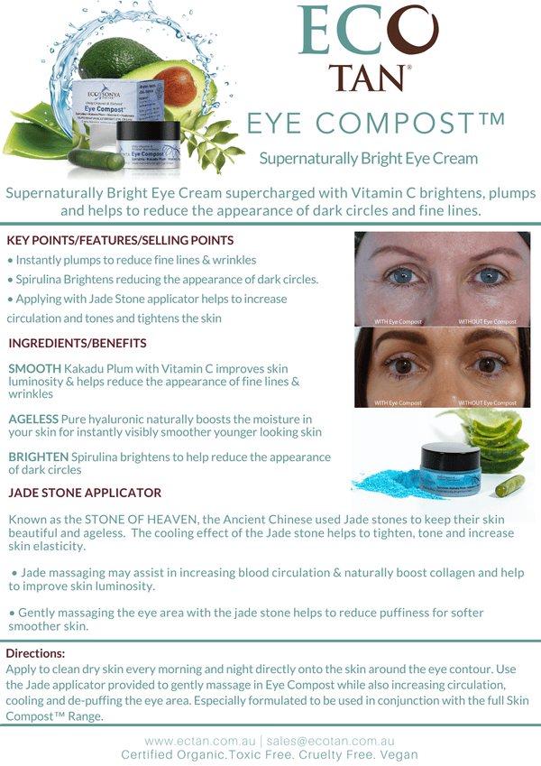 Eco By Sonya Eye Compost Natural Skincare Eco Tan Pty Ltd 