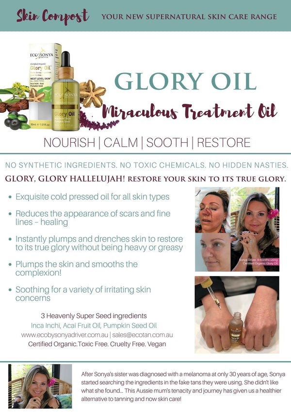 Eco By Sonya Glory Oil Natural Skincare Eco Tan Pty Ltd 