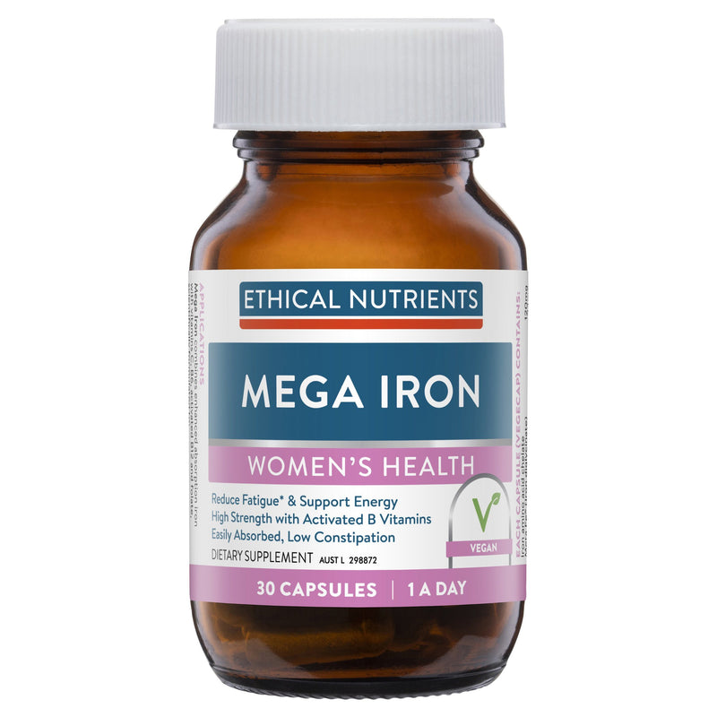 Ethical Nutrients Mega Iron Supplement Metagenics (Aust) Pty Ltd 