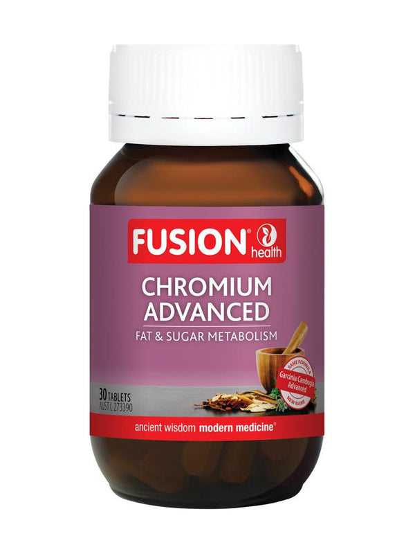 Fusion Chromium Advanced Supplement McPherson's Consumper Products Pty Ltd 30 tabs 