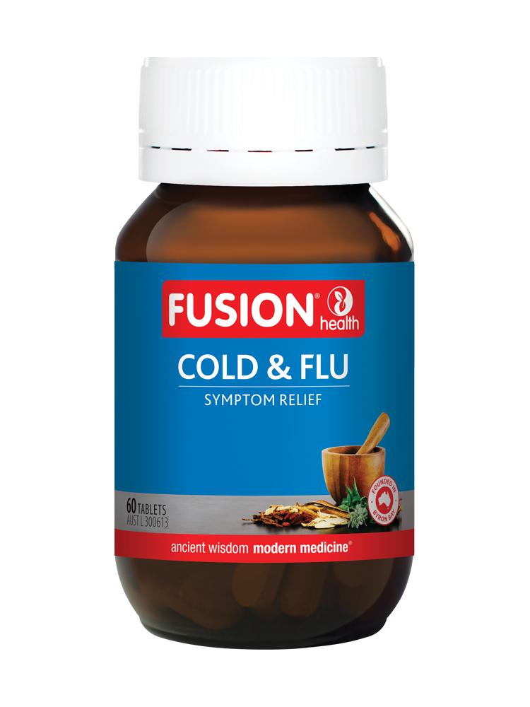 Fusion Cold & Flu Tablets Supplement Global Therapeutics Pty Ltd 60 tabs 