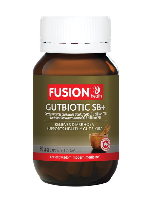 Fusion Gutbiotic SB+ Supplement McPherson's Consumper Products Pty Ltd 30 caps 