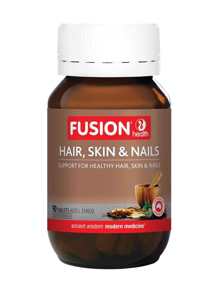 Fusion Hair, Skin & Nails Supplement Global Therapeutics Pty Ltd 90 tabs 
