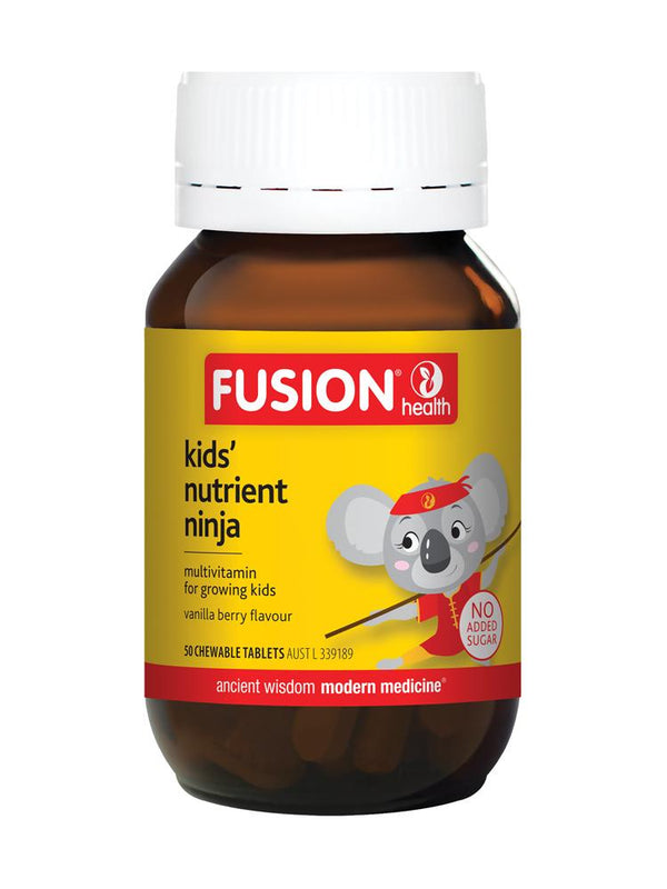 Fusion Kids' Nutrient Ninja Supplement McPherson's Consumper Products Pty Ltd 50 tabs 