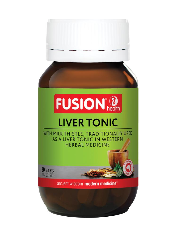 Fusion Liver Tonic Supplement Global Therapeutics Pty Ltd 30 tabs 