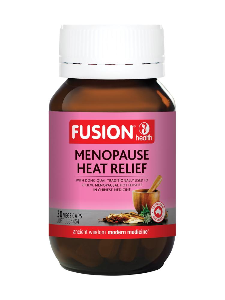 Fusion Menopause Heat Relief Supplement Global Therapeutics Pty Ltd 30 tabs 