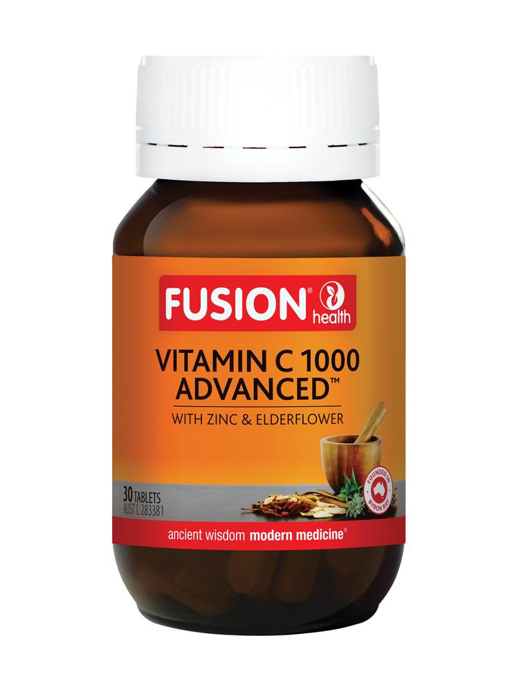 Fusion Vitamin C 1000 Advanced Supplement Global Therapeutics Pty Ltd 30 tabs 