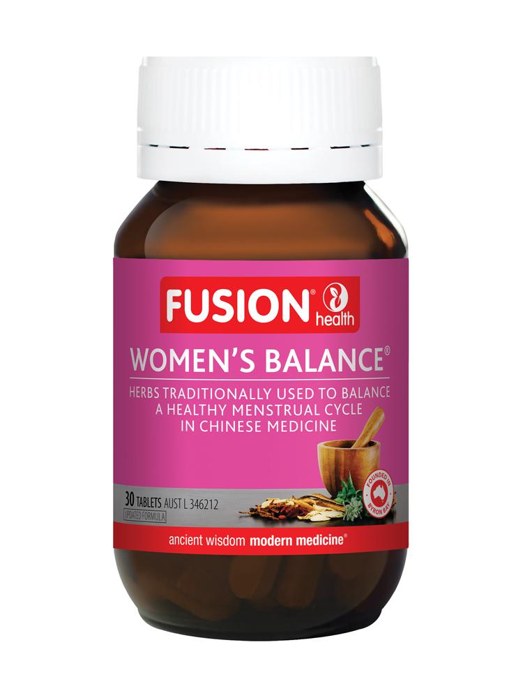 Fusion Women's Balance Supplement Global Therapeutics Pty Ltd 30 tabs 