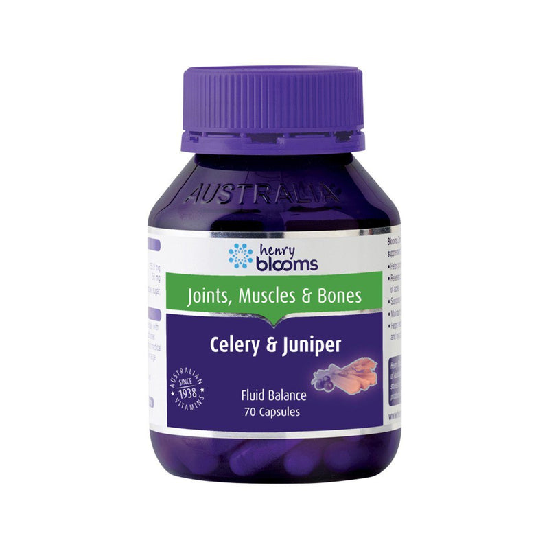 Henry Blooms Celery & Juniper Supplement Oborne Health Supplies 