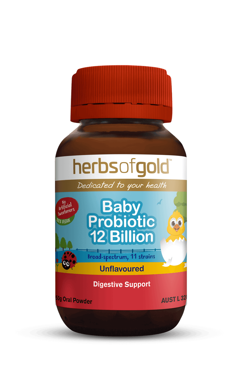 Herbs of Gold Baby Probiotic 12 Billion Supplement Herbs of Gold Pty Ltd 