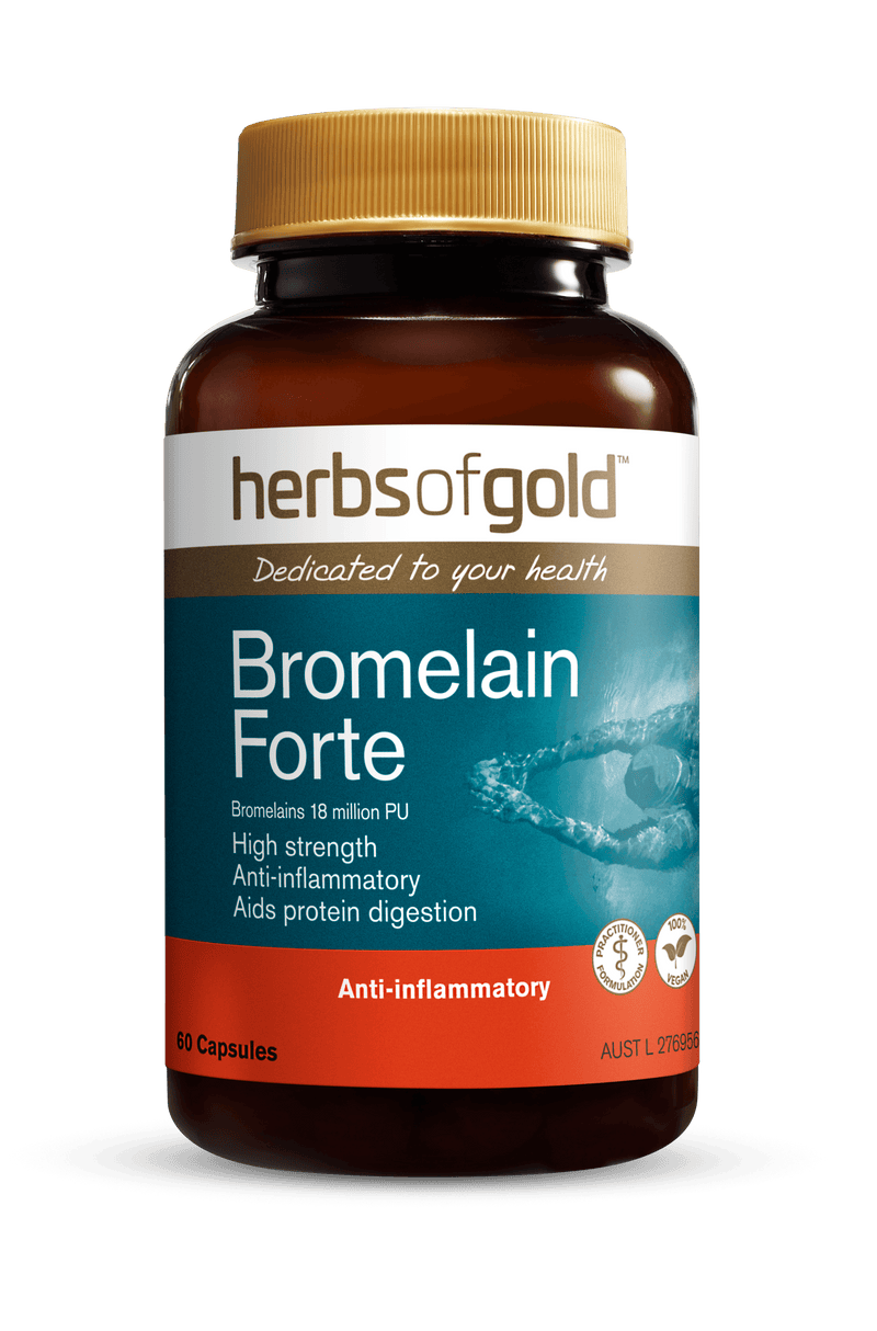 Herbs of Gold Bromelain Forte Supplement Herbs of Gold Pty Ltd 
