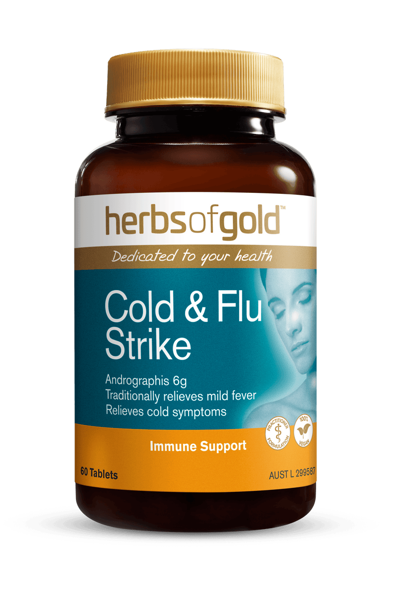 Herbs of Gold Cold & Flu Strike Supplement Herbs of Gold Pty Ltd 