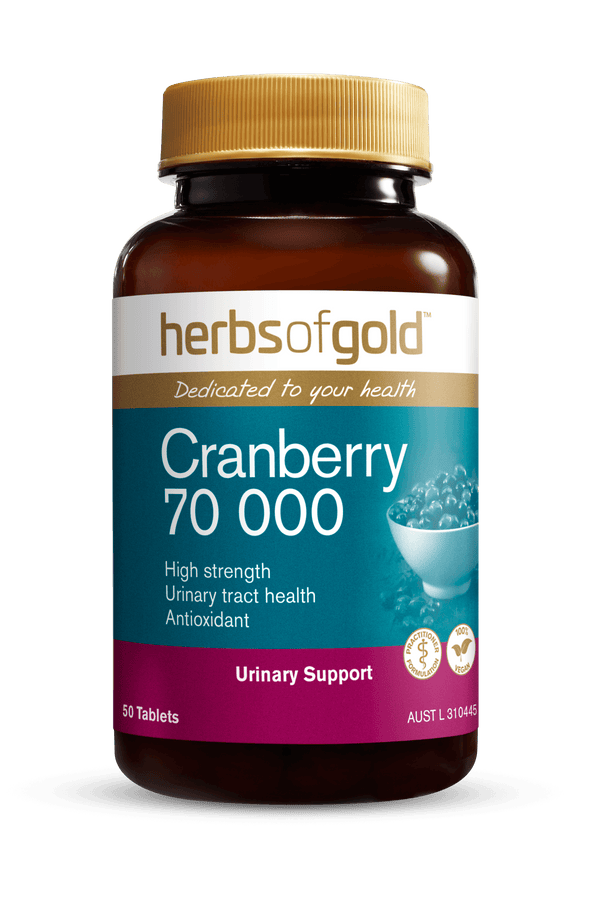 Herbs of Gold Cranberry 70,000 Supplement Herbs of Gold Pty Ltd 