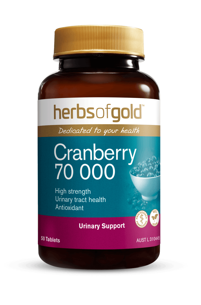 Herbs of Gold Cranberry 70,000 Supplement Herbs of Gold Pty Ltd 