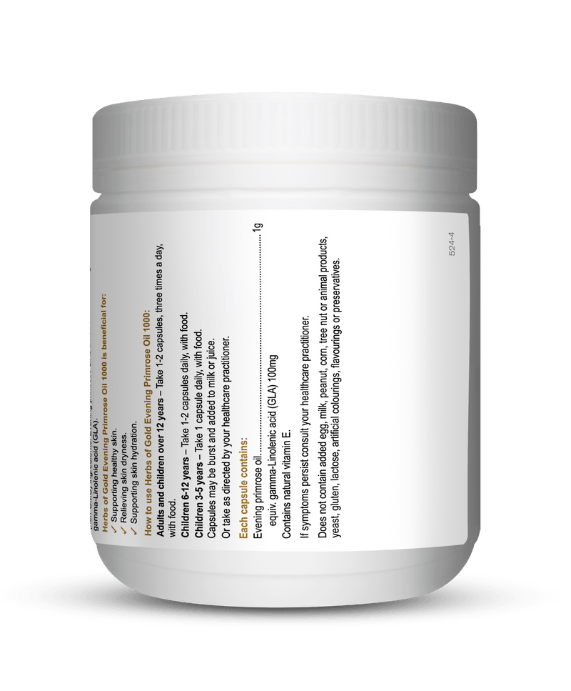 Herbs of Gold Evening Primrose Oil Supplement Herbs of Gold Pty Ltd 