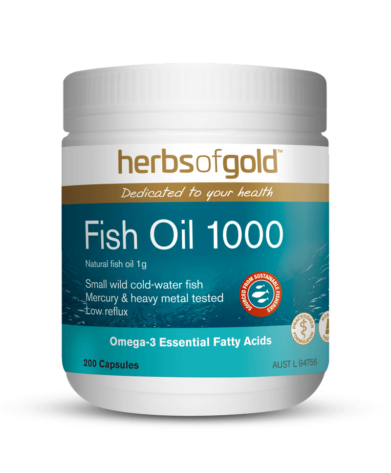 Herbs of Gold Fish Oil 1000 Supplement Herbs of Gold Pty Ltd 